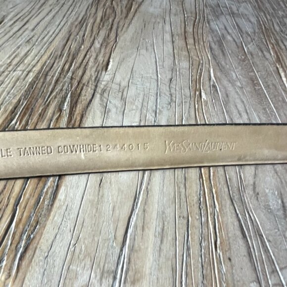Yves Saint Laurent YSL leather belt - Picture 5 of 6